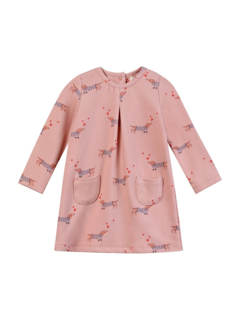NWT - VIGNETTE Pink Dress "Puppy Love" size 12/18M